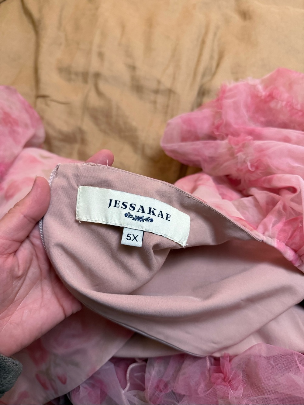 NEW Jessakae Jewel lace pink twirly dress - Picture 15 of 15